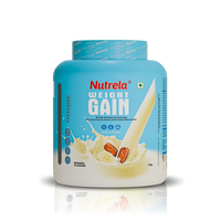 Patanjali Nutrela Weight Gainer 2 kg Banana | High Calorie Weight Gainer | Swadeshi Strength + FREE SHAKER