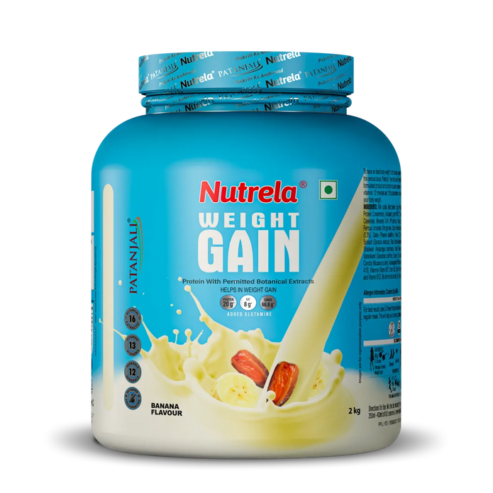 Patanjali Nutrela Weight Gain - Banana Flavor - 2Kg
