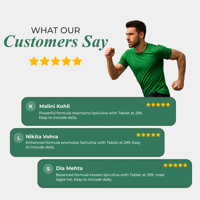 Patanjali Nutrela Natural Spirulina 60 Tablets (Pack of 1)