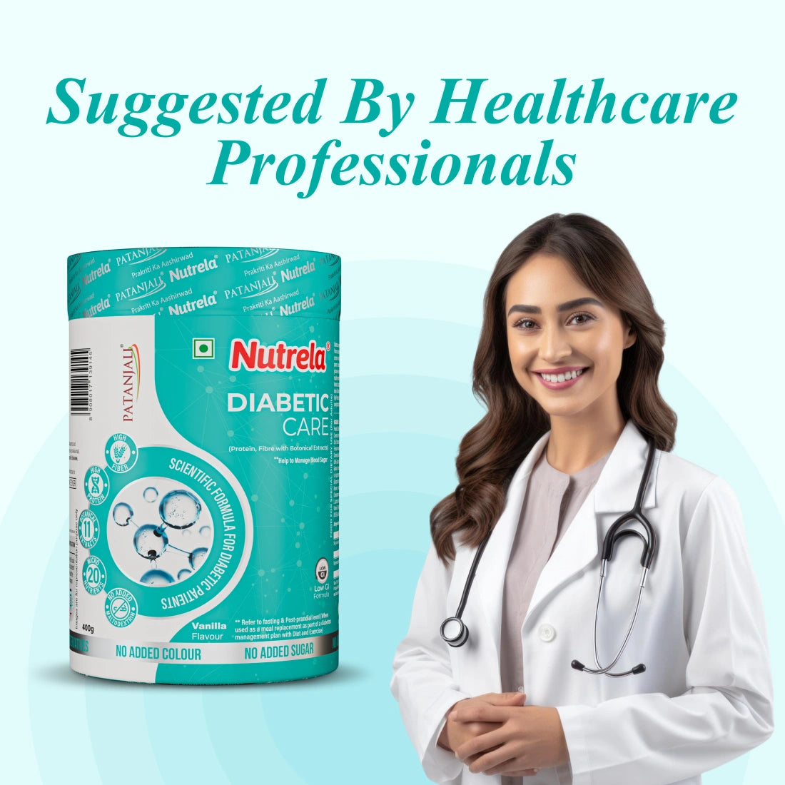 Patanjali Nutrela Diabetic Care - 400g (Pack of 1)