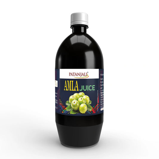Patanjali Amla Juice (Amla Swaras) for Hair Growth & Vitamin C | Immunity Booster | 1L