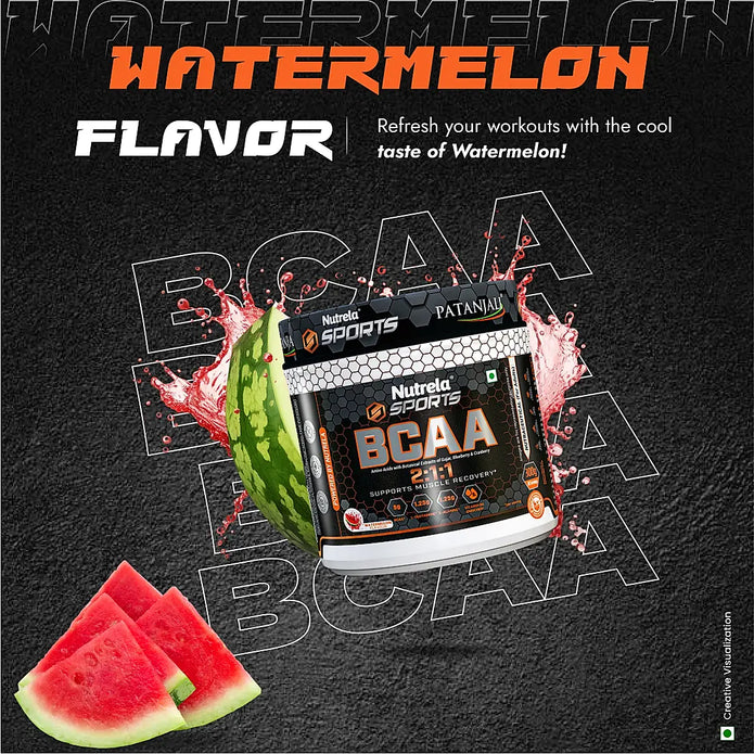 Nutrela Sports BCAA (Watermelon Flavor)- 300g