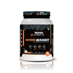 Patanjali Nutrela Sports Mass Gainer (French Vanilla) 1KG