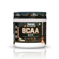 Patanjali Nutrela Sports BCAA 2:1:1 – Watermelon (300g) | Swadeshi Intra-Workout Amino Fuel for Strength & Endurance