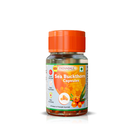 Patanjali Sea Buckthorn Oil Capsules – Buy Online at Nutrela Nutrition