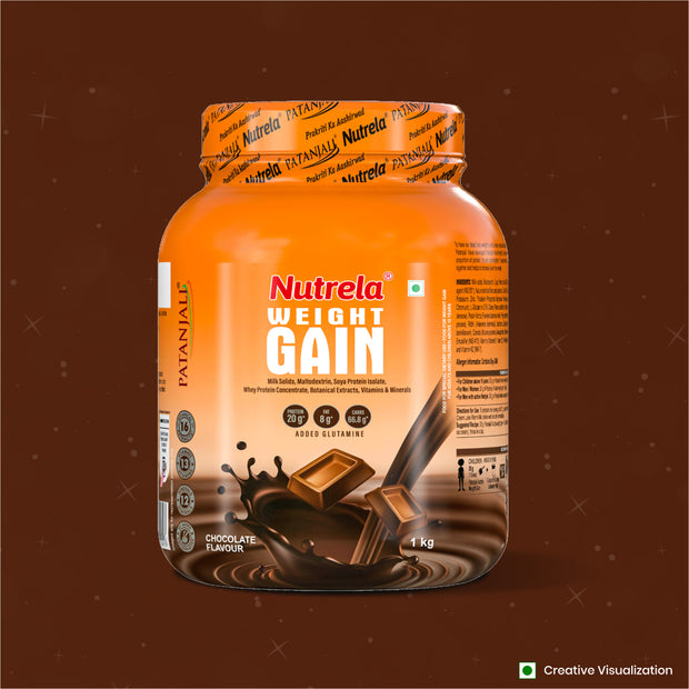 Patanjali Nutrela Weight Gain - Chocolate Flavour - 1Kg (Pack of 1)