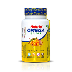 Patanjali Nutrela Omega 3 6 7 & 9 - 60 Capsules (Pack of 1)