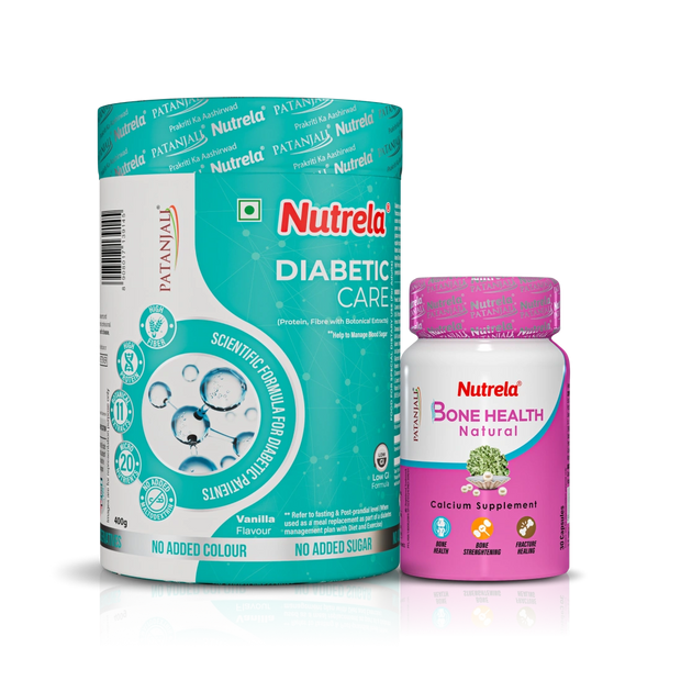 Patanjali Nutrela Diabetic Care + Bone Health (Combo)