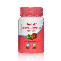Patanjali Nutrela Iron Complex Natural 30 Capsules (Pack of 1)