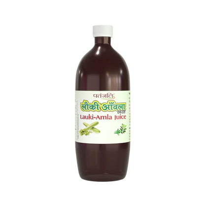 Patanjali Lauki Amla Juice for Weight Management & Digestion | Natural Detox Juice | 1L