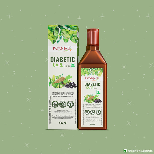 Patanjali Plant Based Diabetic Care Liquid Bottle – 500 ML