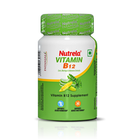 Patanjali Nutrela Vitamin B12 | Natural Moringa Based B12 Capsules for Energy, Nerves & Immunity | Made in Bharat | 30 Veg Capsules