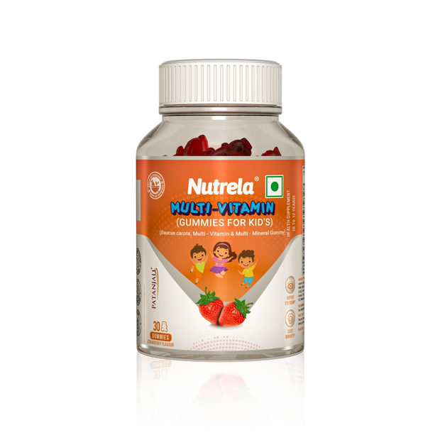 Patanjali Nutrela Multivitamin & Multimineral Kids Gummies - 30 Gummies (Nov Exp)