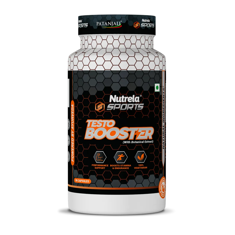 Patanjali Nutrela Sports TestoBooster (90 Capsule)