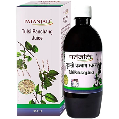Patanjali Tulsi Panchang Juice for Immunity & Respiratory Health | Herbal Ayurvedic Juice | 500 ml