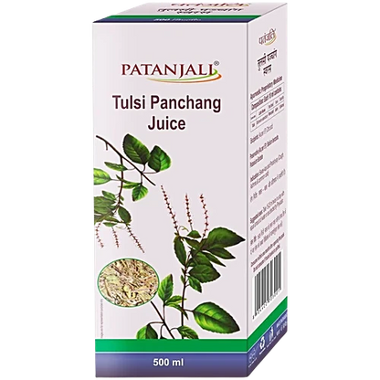Patanjali Tulsi Panchang Juice for Immunity & Respiratory Health | Herbal Ayurvedic Juice | 500 ml