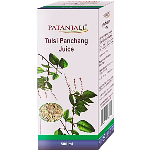 Patanjali Tulsi Panchang Juice for Immunity & Respiratory Health | Herbal Ayurvedic Juice | 500 ml