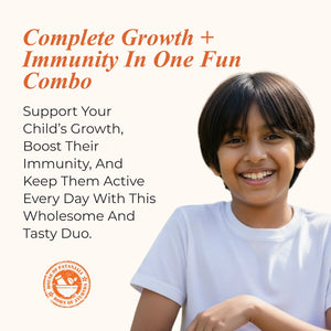 Patanjali Nutrela Kids SuperFood + Kids Multivitamin Gummies (Combo)