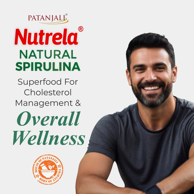 Patanjali Nutrela Natural Spirulina 60 Tablets (Pack of 1)