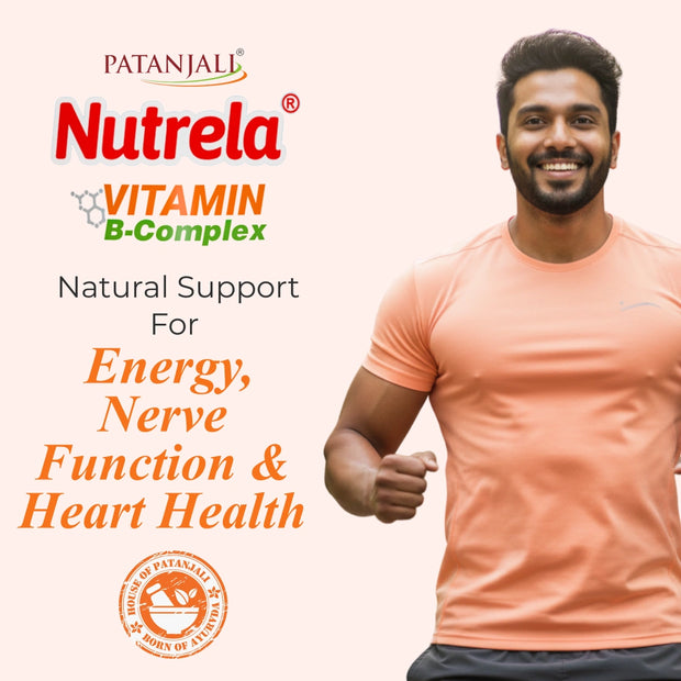 Patanjali Nutrela Vitamin B Complex 30 Capsules X 2 (Pack of 2)