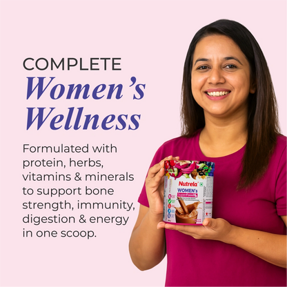 Patanjali Nutrela Women’s Superfood 400g | Protein, Vitamins, Minerals & Botanical Extracts | Health Drink  for Women 400g