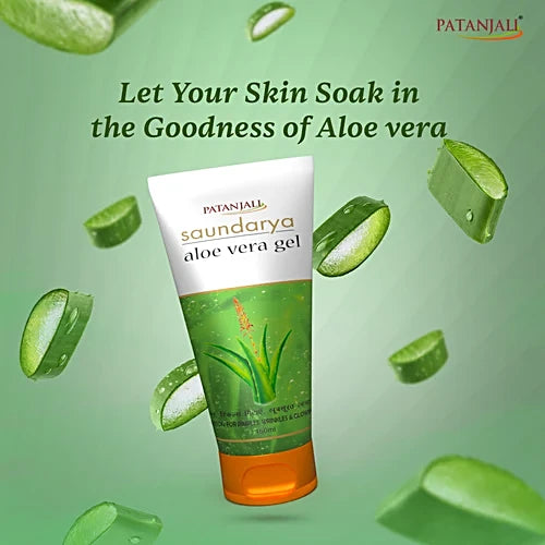 Patanjali Aloe Vera Gel for Face & Skin Glow | Natural Moisturizer & Acne Care | 150 ml