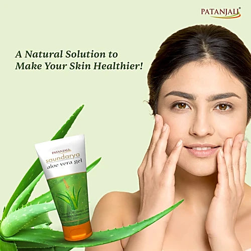 Patanjali Aloe Vera Gel for Face & Skin Glow | Natural Moisturizer & Acne Care | 150 ml
