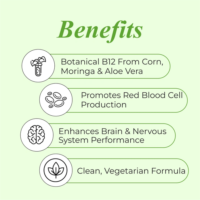 Patanjali Nutrela Vitamin B12 - 30 Veg Capsules (Pack of 1)