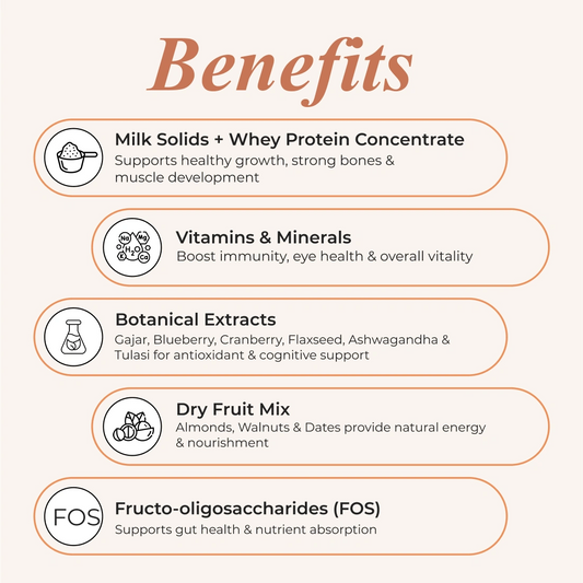 Patanjali Nutrela Kid’s Superfood 400g | Health Drink with Milk, Protein, Vitamins | Nutrition Powder for Kids 4–12 Years | Chocolate Milk Mix 400g