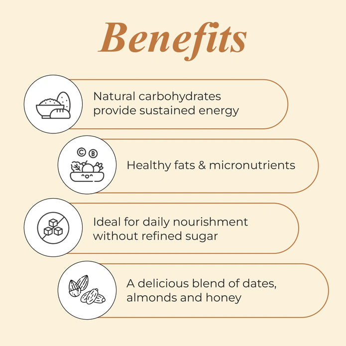 Patanjali Date Almond Spread | No Refined Sugar | Nutritious & Tasty Spread | Delicious Nutrition for Kids