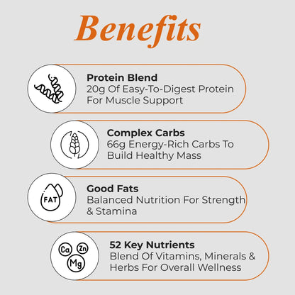 Patanjali Nutrela Sports Mass Gainer – Vanilla (1KG) | Swadeshi Weight & Mass Gain Nutrition