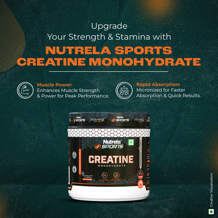 Patanjali Nutrela Sports Creatine Monohydrate - 100g
