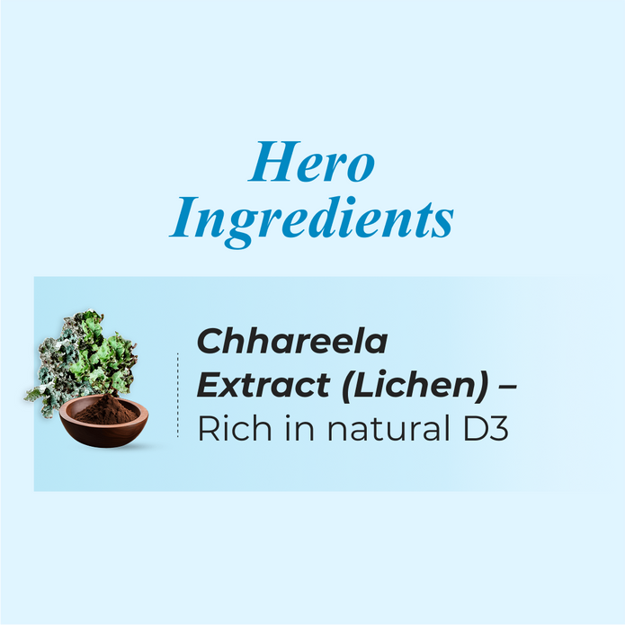 Patanjali Nutrela Vitamin D2K- 60 Chewable Tablets for Men & Women - Vanilla Flavor (Pack of 1)