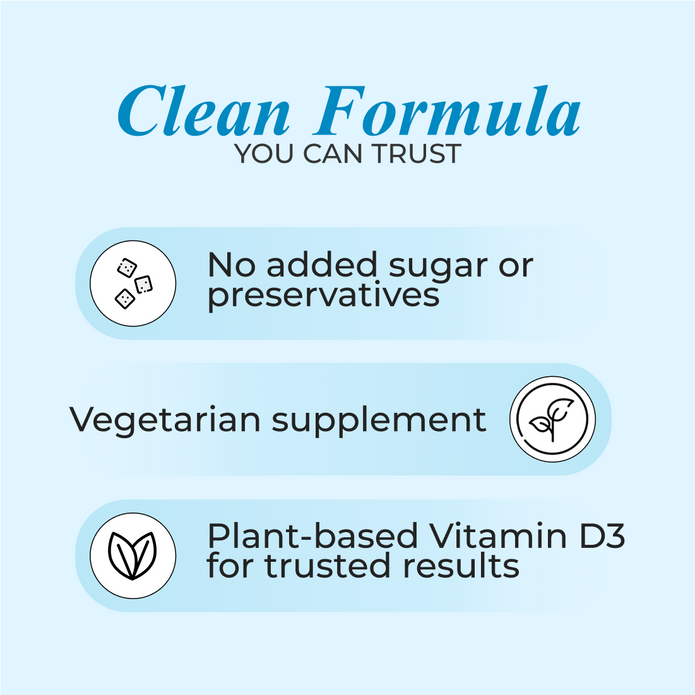 Patanjali Nutrela Vitamin D2K- 60 Chewable Tablets for Men & Women - Vanilla Flavor (Pack of 1)