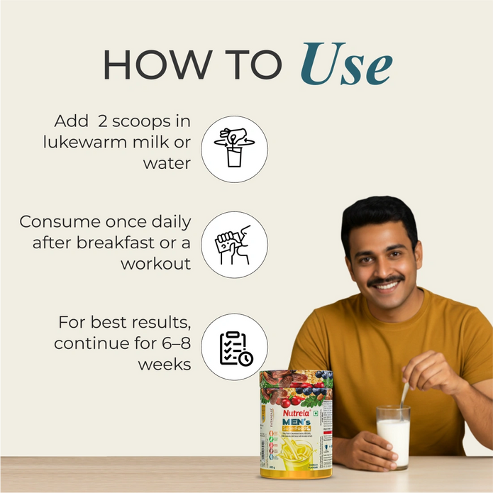 Patanjali Nutrela Men's Superfood - 400g (Pack of 1)