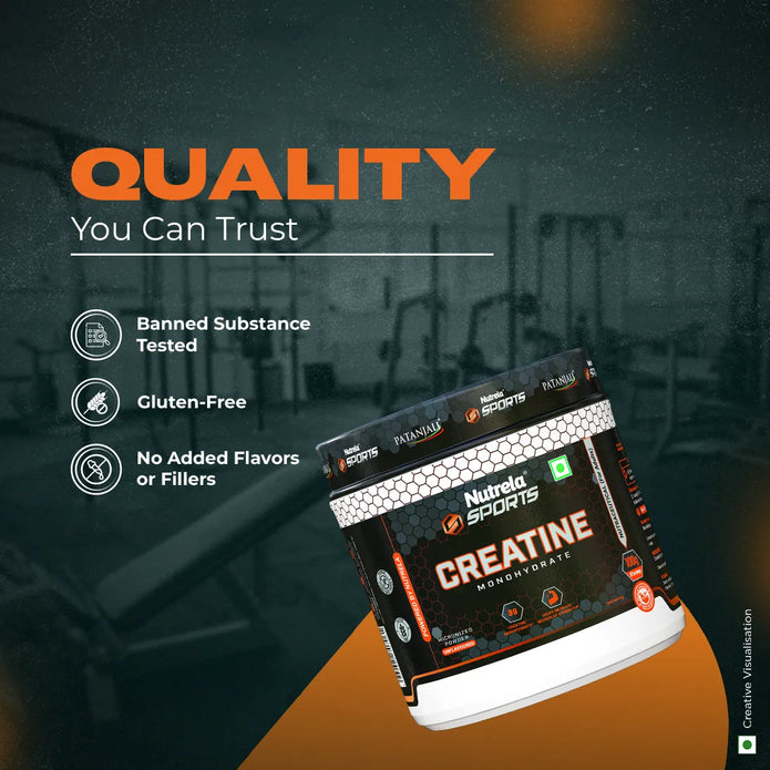 Patanjali Nutrela Sports Creatine Monohydrate - 100g