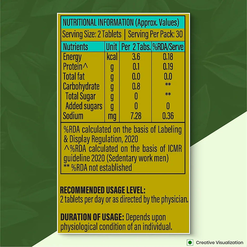 Patanjali Nutrela Moringa 60 X 2 Tablets (Pack of 2)