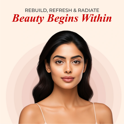 (Exp: 21st Aug 26) Patanjali Nutrela Collagen Builder Powder | Skin Strength and Elasticity Nutrition | Plant Based & 100% Veg | Swadeshi Skin Repair Formula | 200g