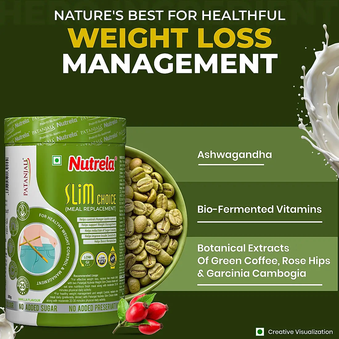 Patanjali Nutrela Slim Choice - 500g X 2 (Pack of 2)