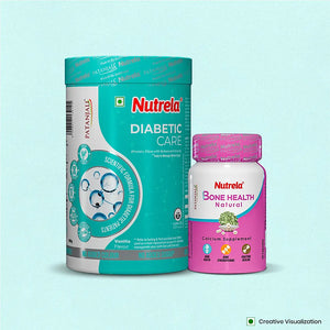Patanjali Nutrela Diabetic Care + Bone Health (Combo)