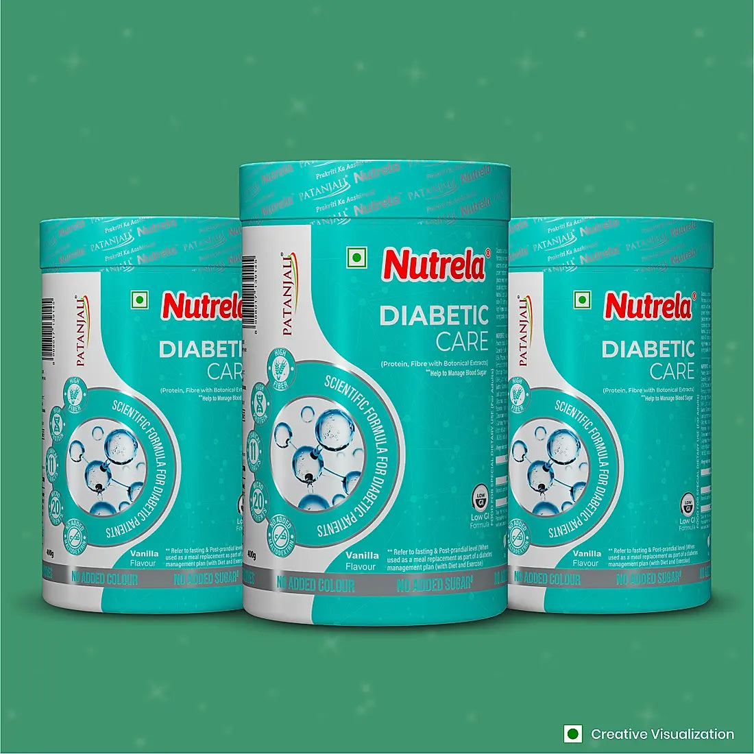 Patanjali Nutrela Diabetic Care - 400g X 3 (Pack of 3)