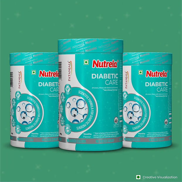 Patanjali Nutrela Diabetic Care - 400g X 3 (Pack of 3)