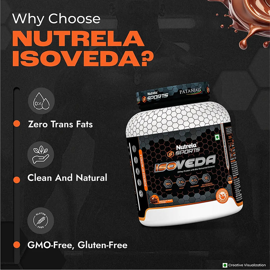 Patanjali Nutrela Sports Isoveda Chocolate Irish-2KG