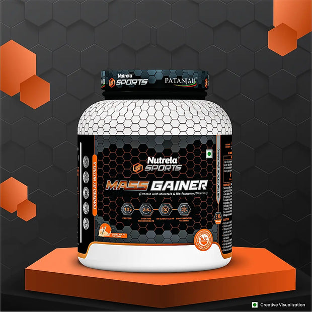 Patanjali Nutrela Sports Mass Gainer Malai-Kulfi-2KG