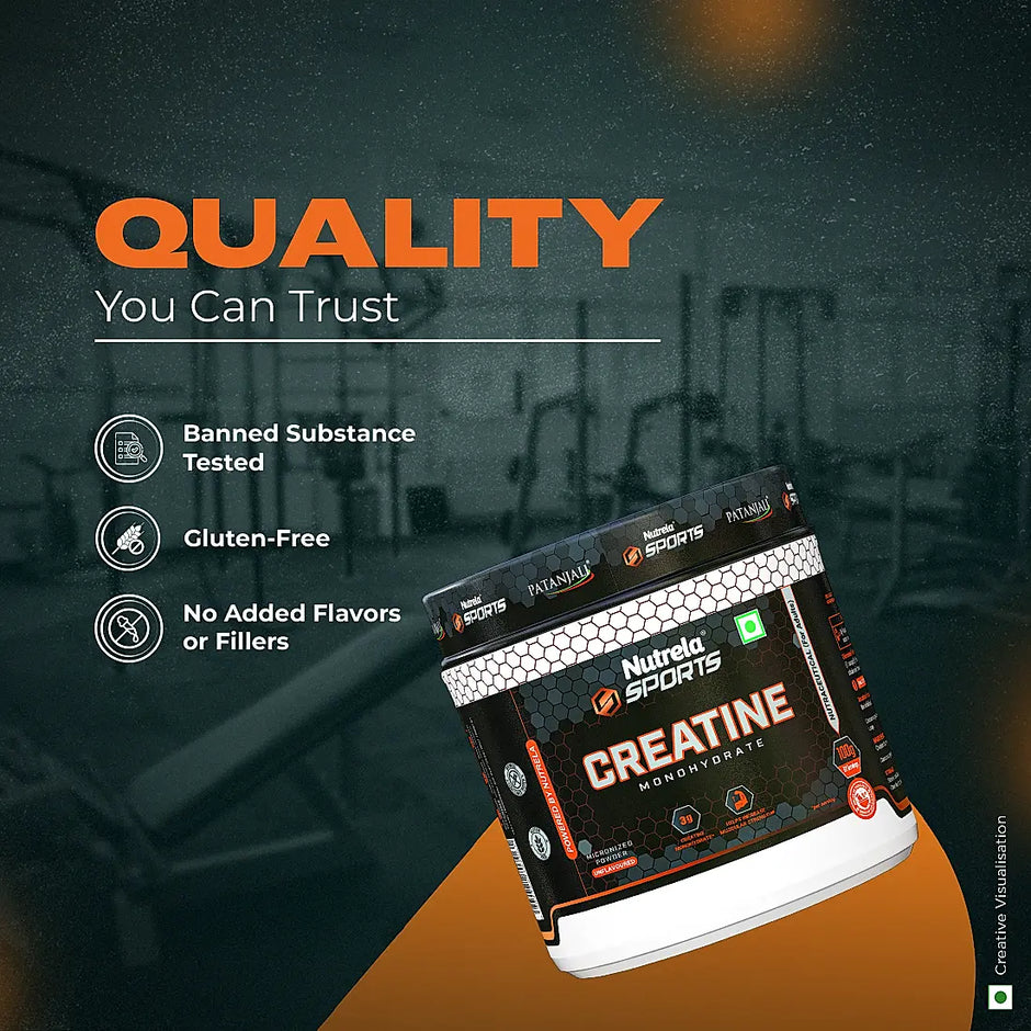 Patanjali Nutrela Sports Creatine Monohydrate - 100g