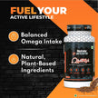 Patanjali Nutrela Sports Organic Omega 3,6,7 & 9 (90 Capsules) (Jun Exp.)