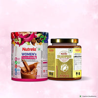 Patanjali Nutrela Women’s SuperFood + Collagen Prash | Daily Nutrition and Skin Repair Combo