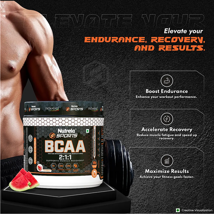 Nutrela Sports BCAA (Watermelon Flavor)- 300g
