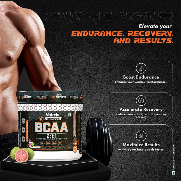 Nutrela Sports BCAA - 300g - Spicy Guava Flavor