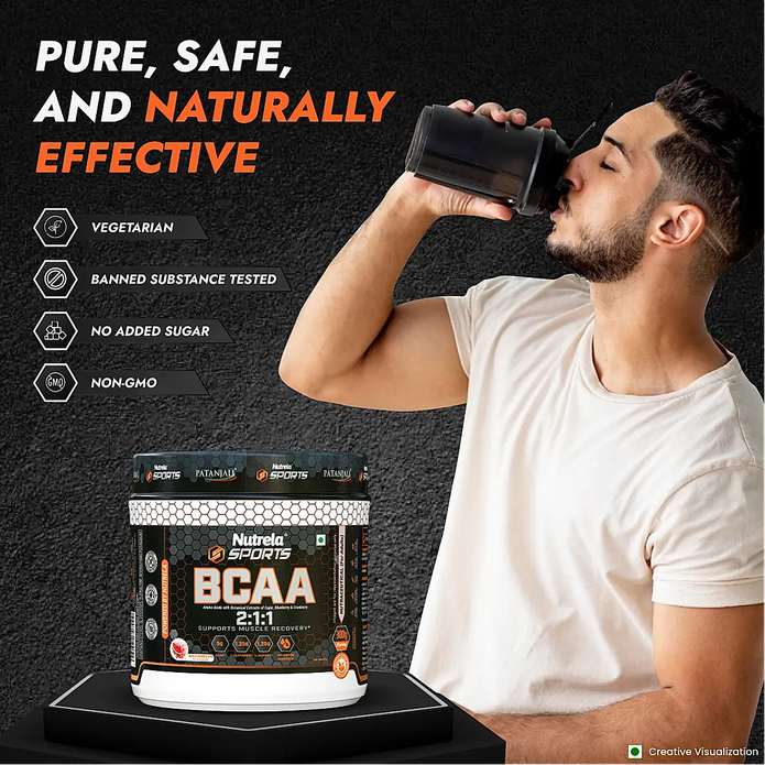 Nutrela Sports BCAA (Watermelon Flavor)- 300g